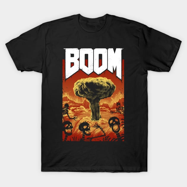 Nuclear Boom! T-Shirt by Vincent Trinidad Art